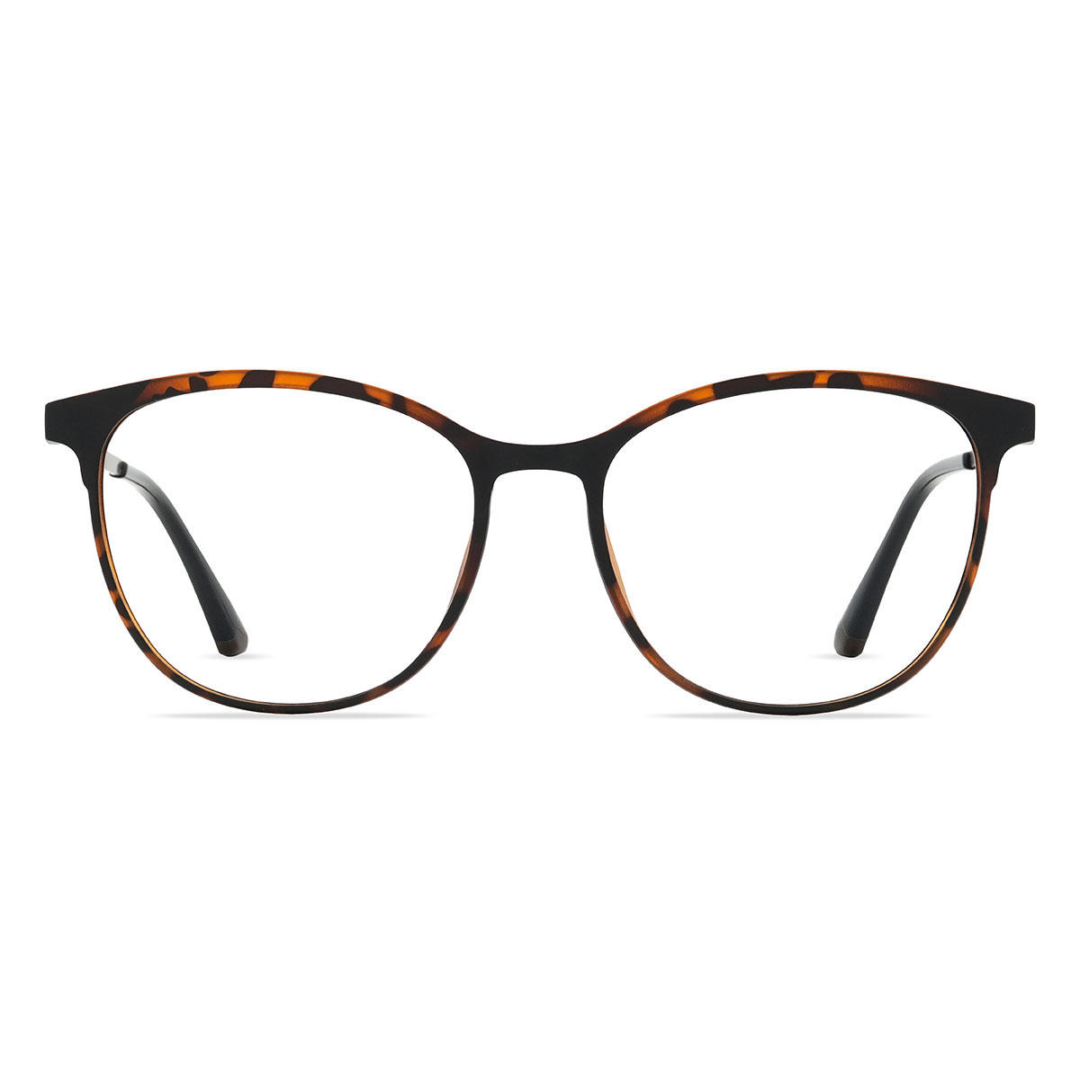 Écaille Conan Lunettes - Oval Clip-On Sunglasses