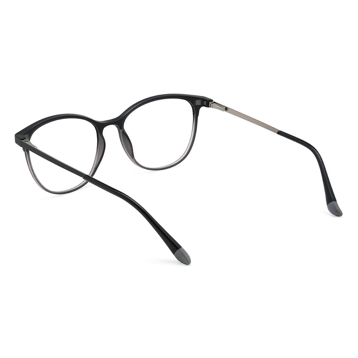 Noir Gris Conan Lunettes - Oval Clip-On Sunglasses