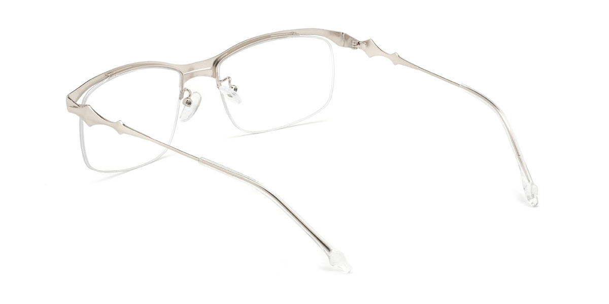 Plata Jenevieve Gafas - Rectangle Glasses