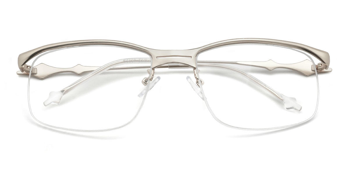 Plata Jenevieve Gafas - Rectangle Glasses