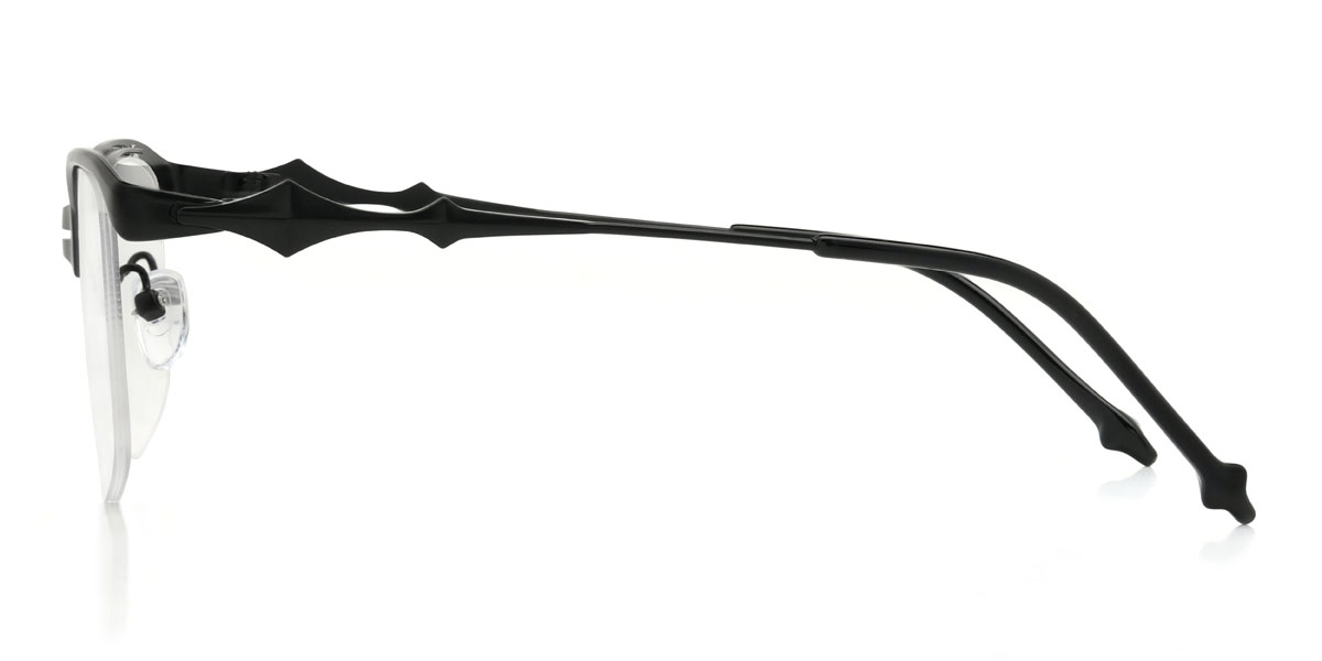 Negro Jenevieve Gafas - Rectangle Glasses