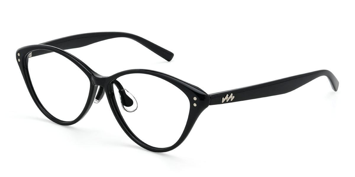 Negro Caleigh Gafas - Cat Eye Glasses