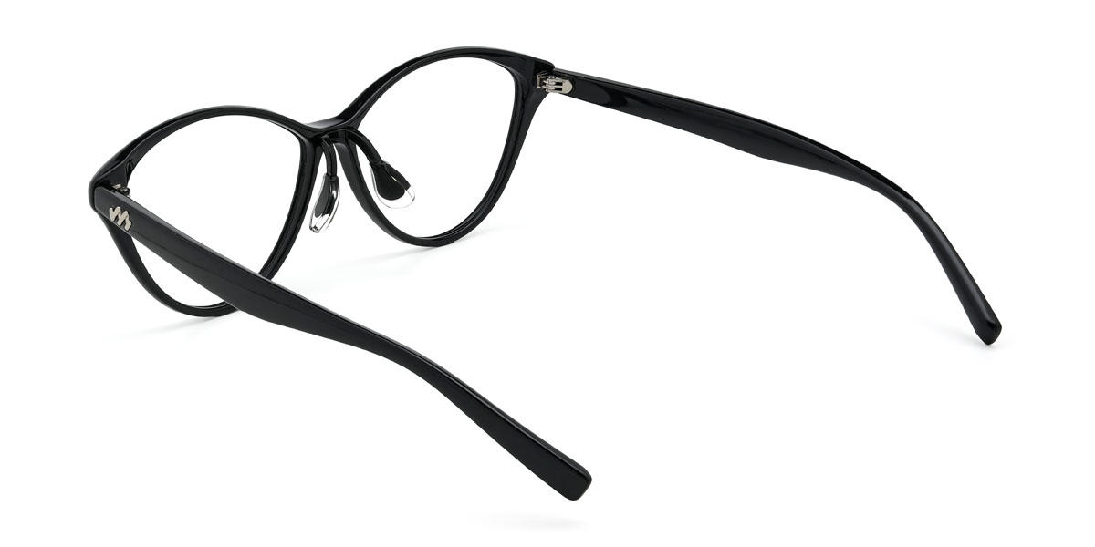 Negro Caleigh Gafas - Cat Eye Glasses