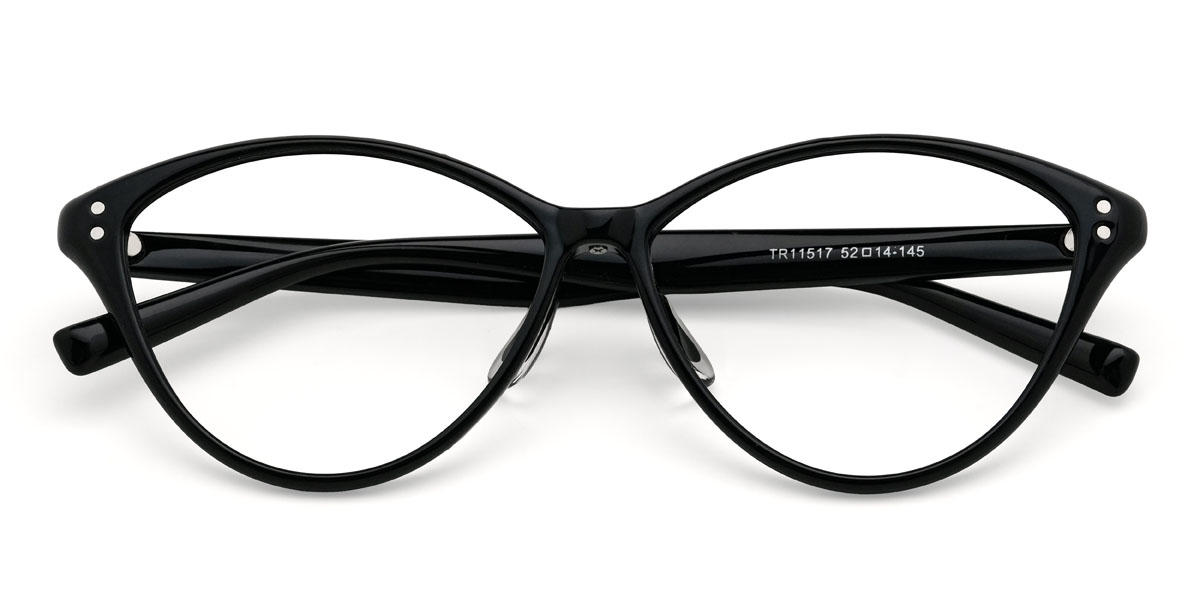 Negro Caleigh Gafas - Cat Eye Glasses