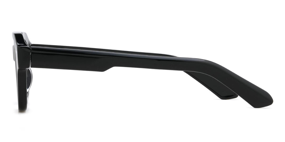 Negro Gris Adriano Gafas - Rectangle Sunglasses