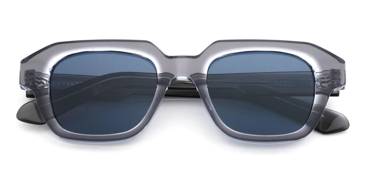 Szürke kék Adriano Szemüveg - Rectangle Sunglasses