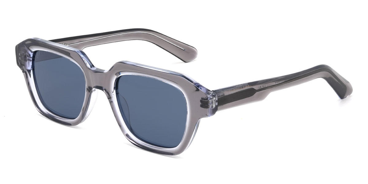 Szürke kék Adriano Szemüveg - Rectangle Sunglasses