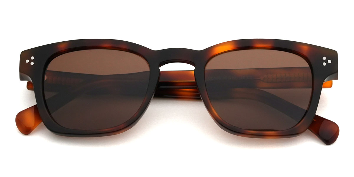 Tortoiseshell Brown Brenton Glasses - Rectangle Sunglasses