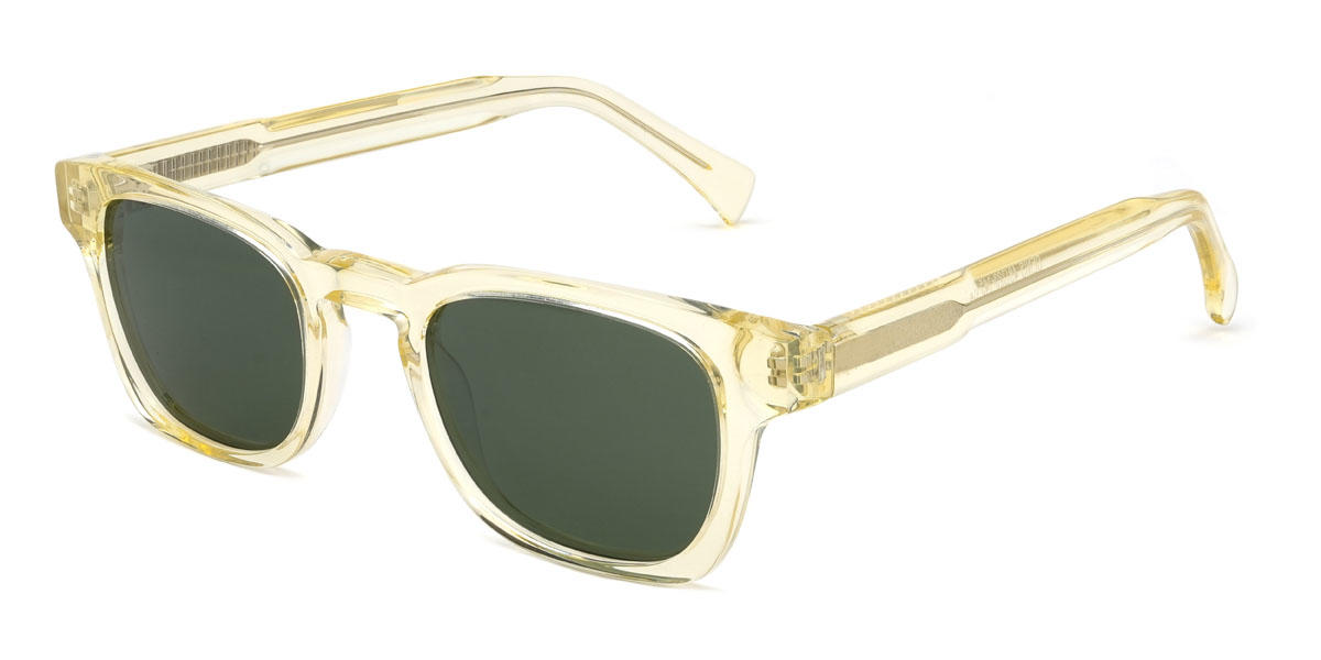 Babazöld sötétzöld Brenton Szemüveg - Rectangle Sunglasses