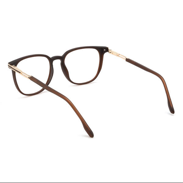 Brown Bubba Glasses - Oval Clip-On Sunglasses