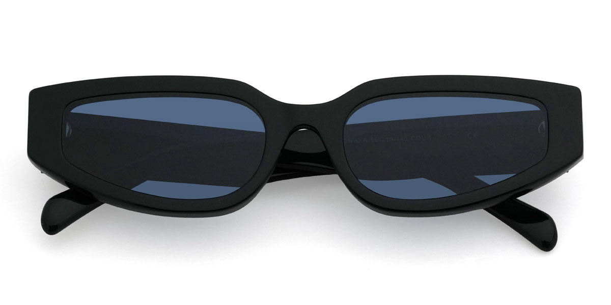 Fekete Sötétkék Ameila Szemüveg - Cat Eye Sunglasses