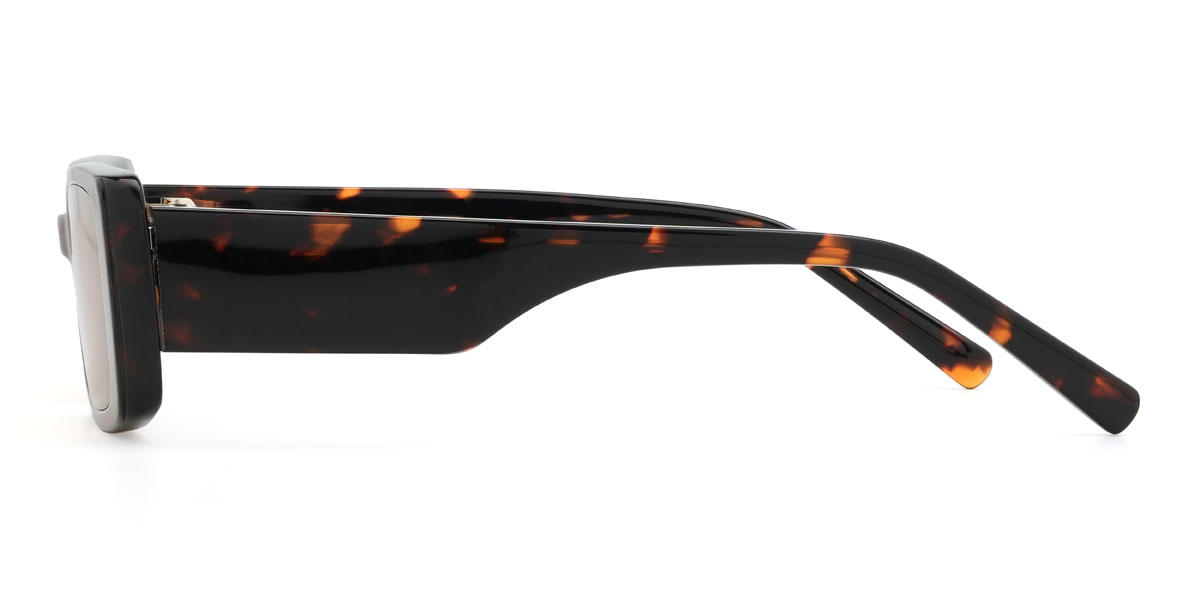 Tortoiseshell Orange Kellan Glasses - Rectangle Sunglasses