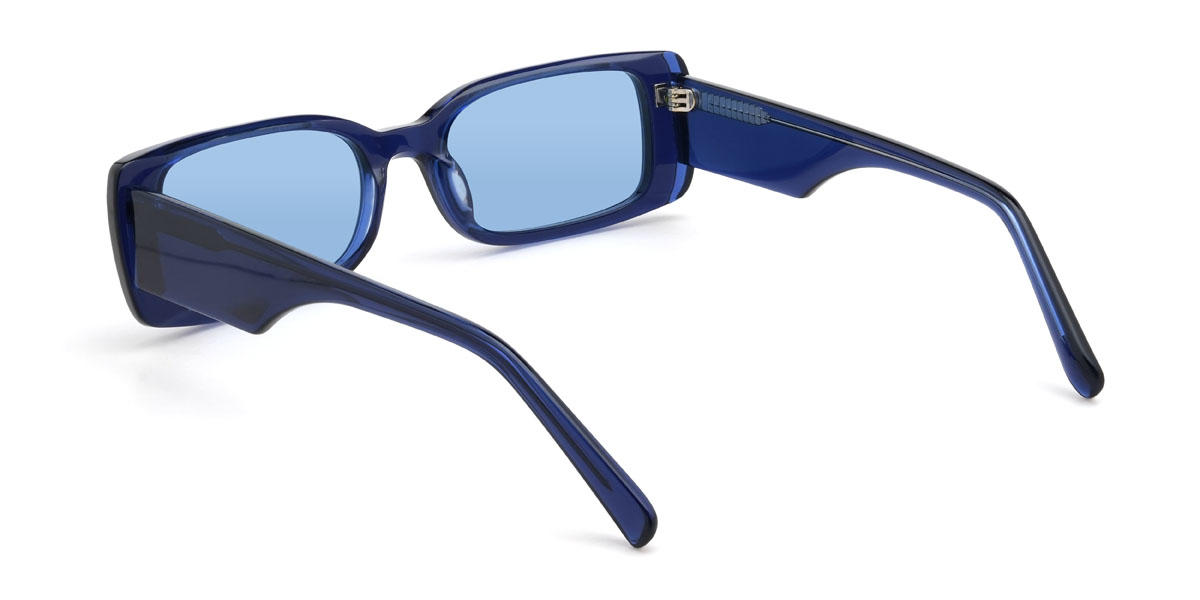 Kék kék Kellan Szemüveg - Rectangle Sunglasses