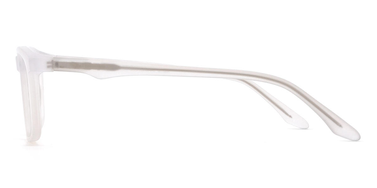 Clear Frosted Coleson Glasses - Rectangle Glasses