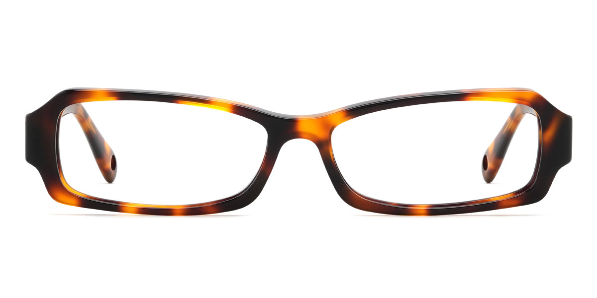 Tortoiseshell Zayed - Rectangle Glasses