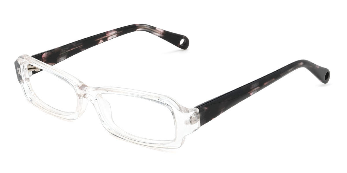 Clear Zayed Glasses - Rectangle Glasses