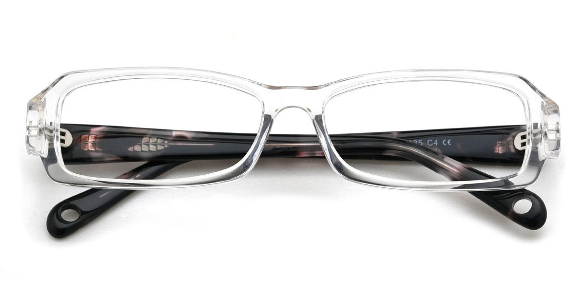 Clear Zayed Glasses - Rectangle Glasses