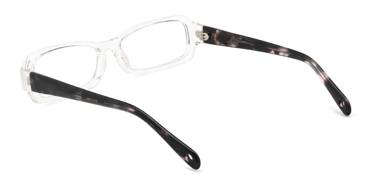 Clear Zayed Glasses - Rectangle Glasses