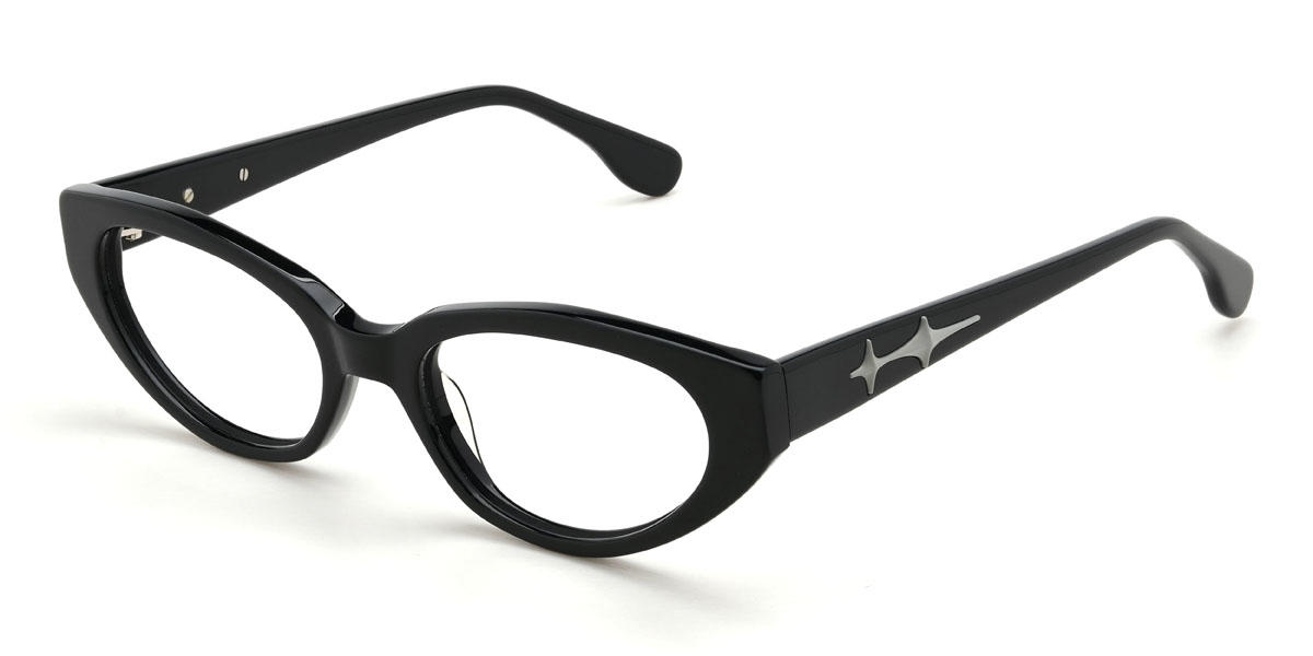 Noir Samia Lunettes - Cat Eye Glasses