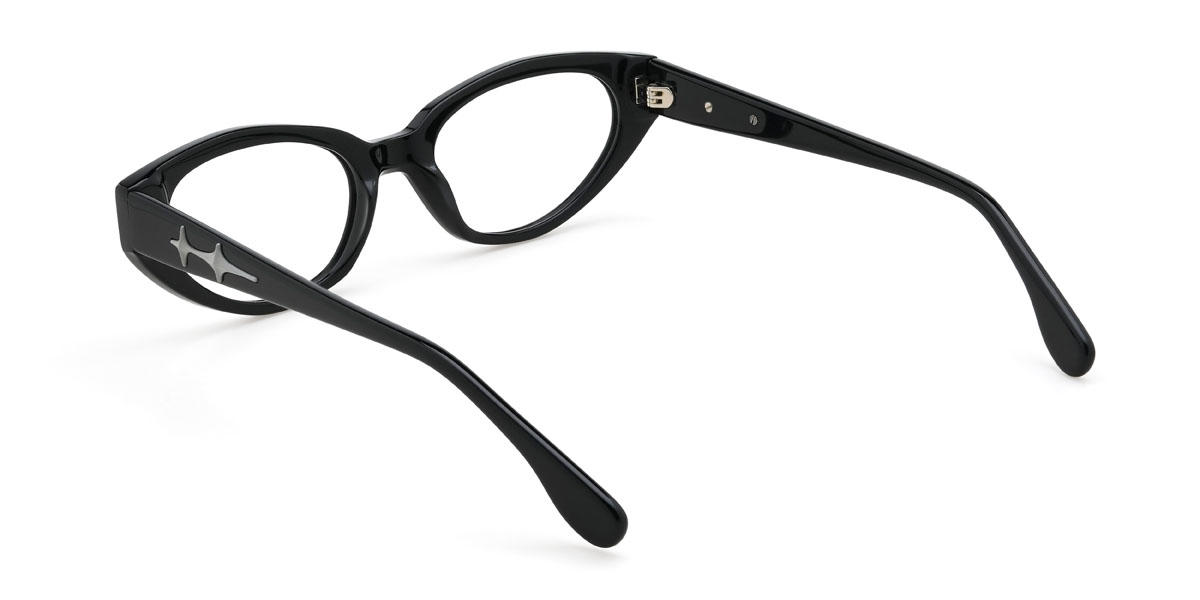 Noir Samia Lunettes - Cat Eye Glasses