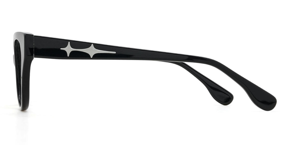 Preto Kelsie Óculos - Cat Eye Glasses