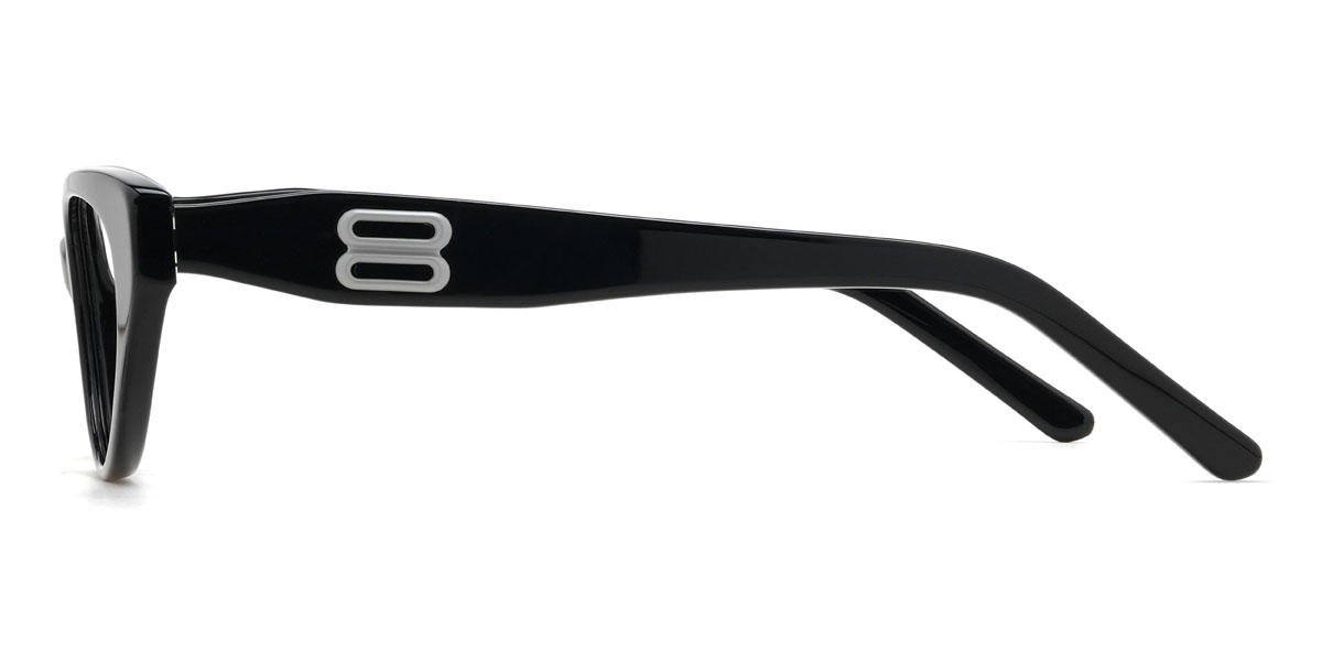 Black Celestine Glasses - Cat Eye Glasses