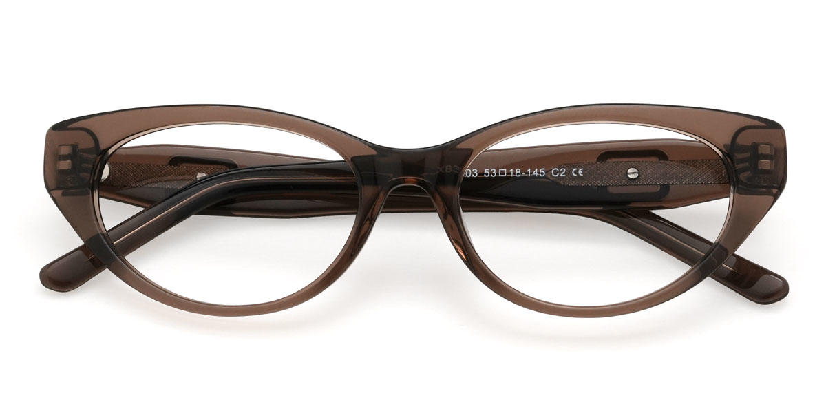 Brown Celestine Glasses - Cat Eye Glasses