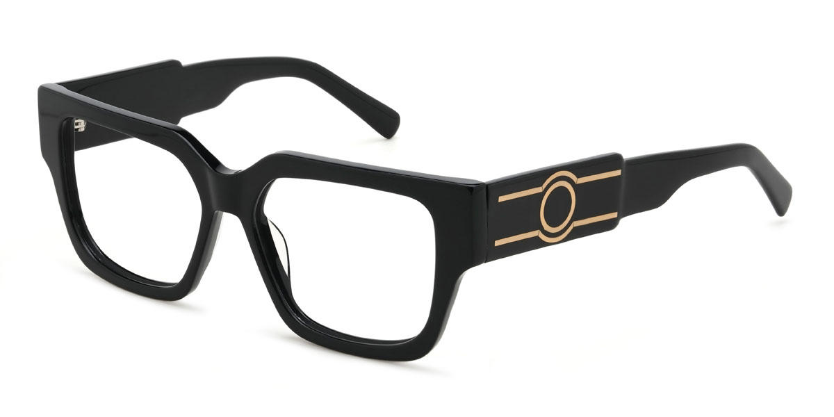 Negro Kristian Gafas - Rectangle Glasses