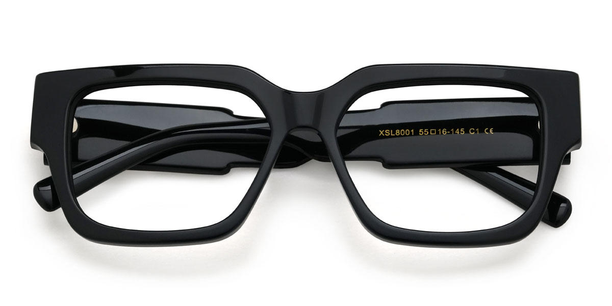 Negro Kristian Gafas - Rectangle Glasses
