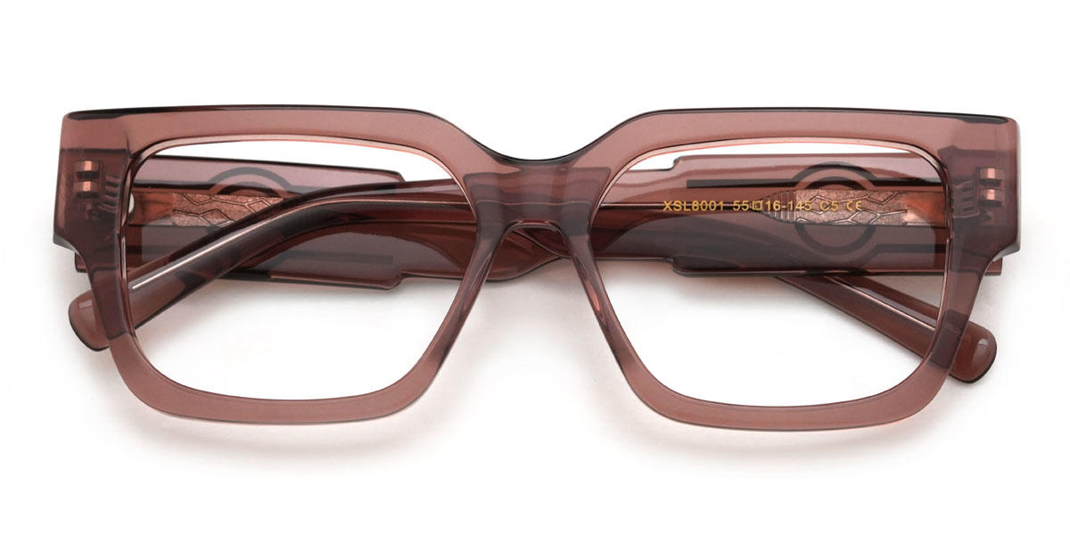 Brown Kristian Glasses - Rectangle Glasses