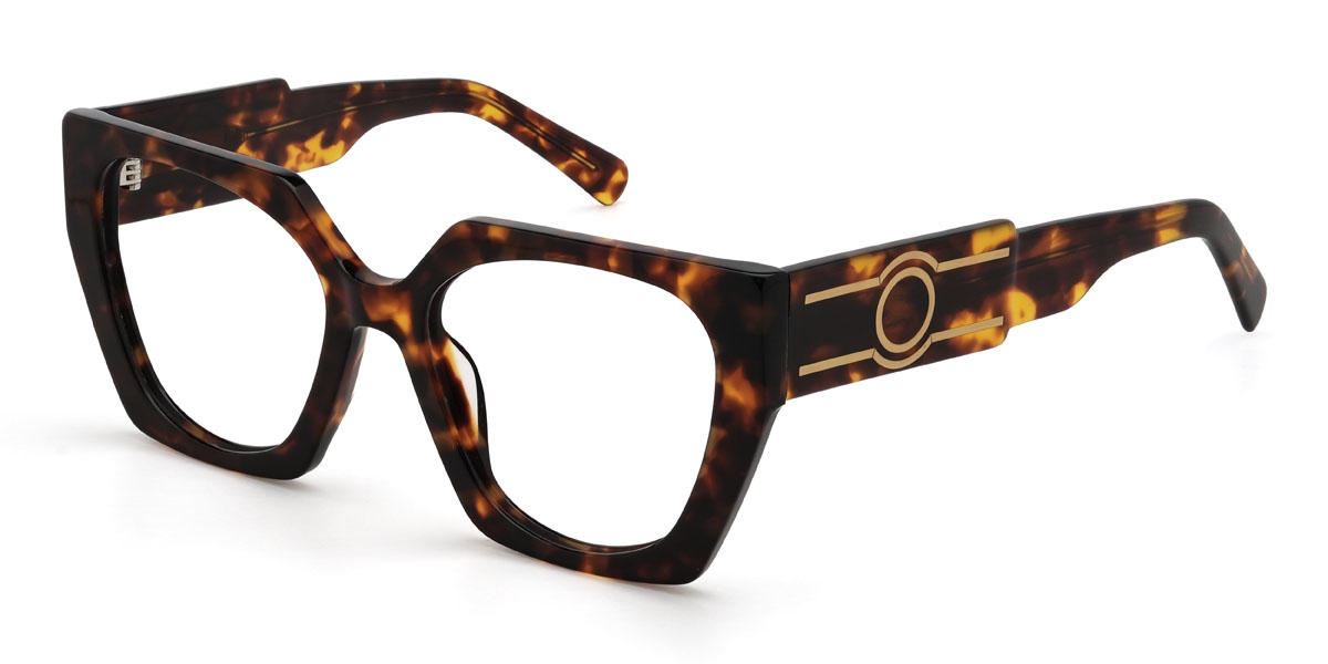 Tortoiseshell Viaan Glasses - Square Glasses