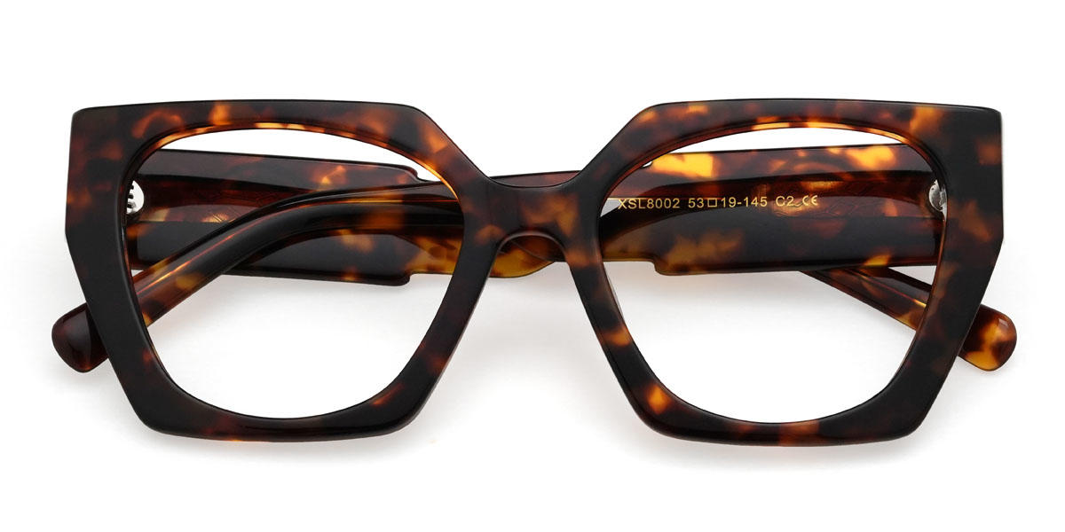 Tortoiseshell Viaan Glasses - Square Glasses