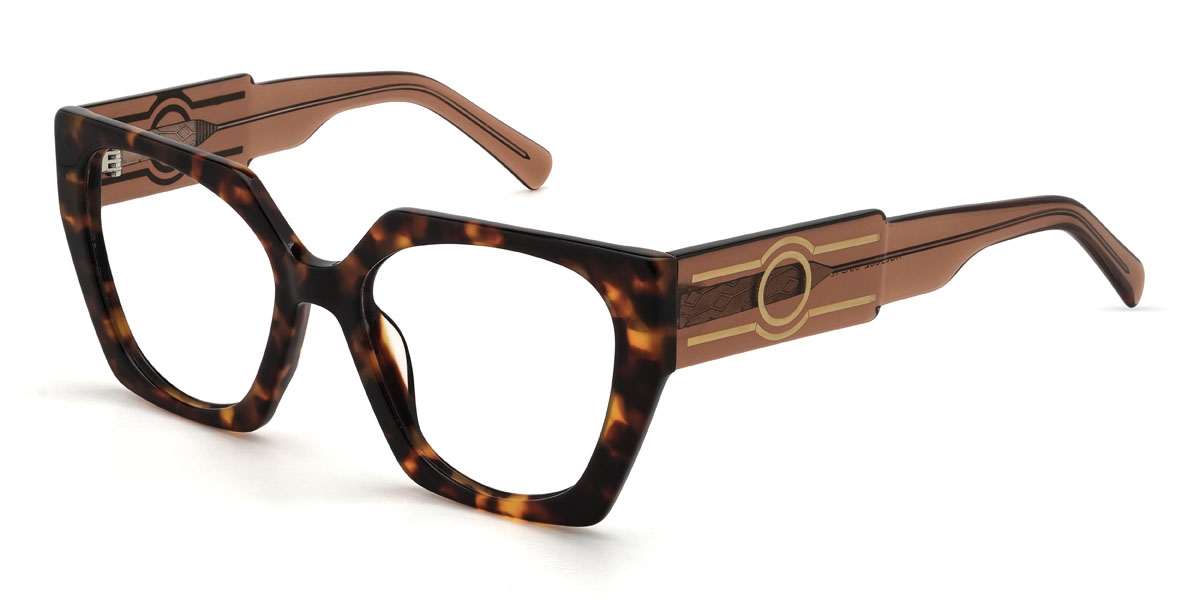 Écaille Marron Viaan Lunettes - Square Glasses