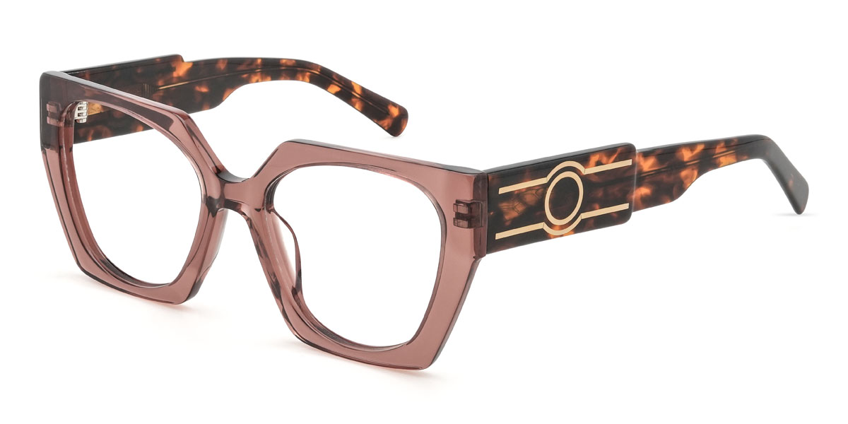Brown Viaan Glasses - Square Glasses