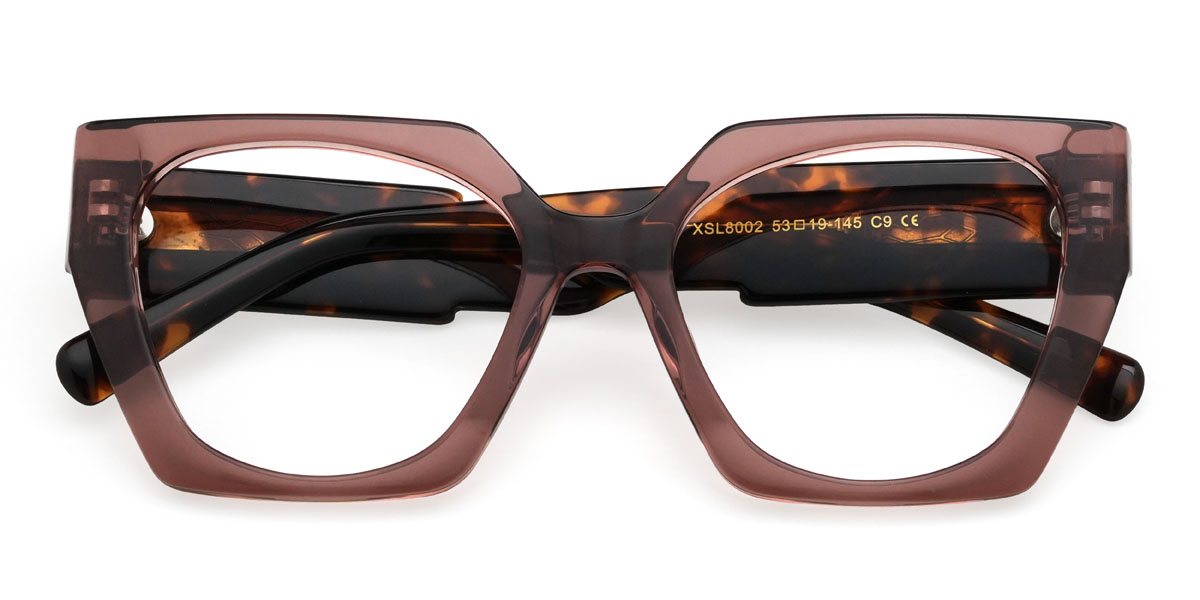 Brown Viaan Glasses - Square Glasses