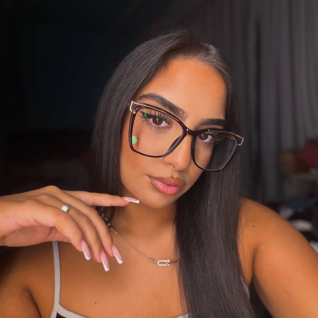 Tief Lila Halia Brille - Square Glasses