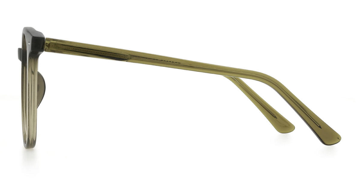 Olive Green Adebisi Glasses - Oval Glasses