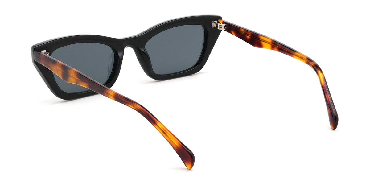Schwarz Grau Maura Brille - Cat Eye Sunglasses