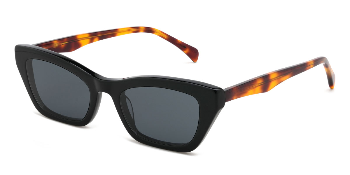 Schwarz Grau Maura Brille - Cat Eye Sunglasses