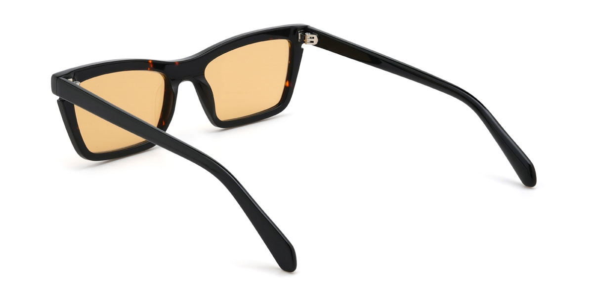 Schildpatt Orange Elanor Brille - Rectangle Sunglasses