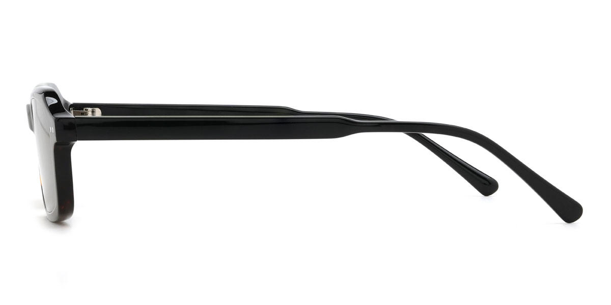 Tortoiseshell Brown Rumaisa Glasses - Rectangle Sunglasses