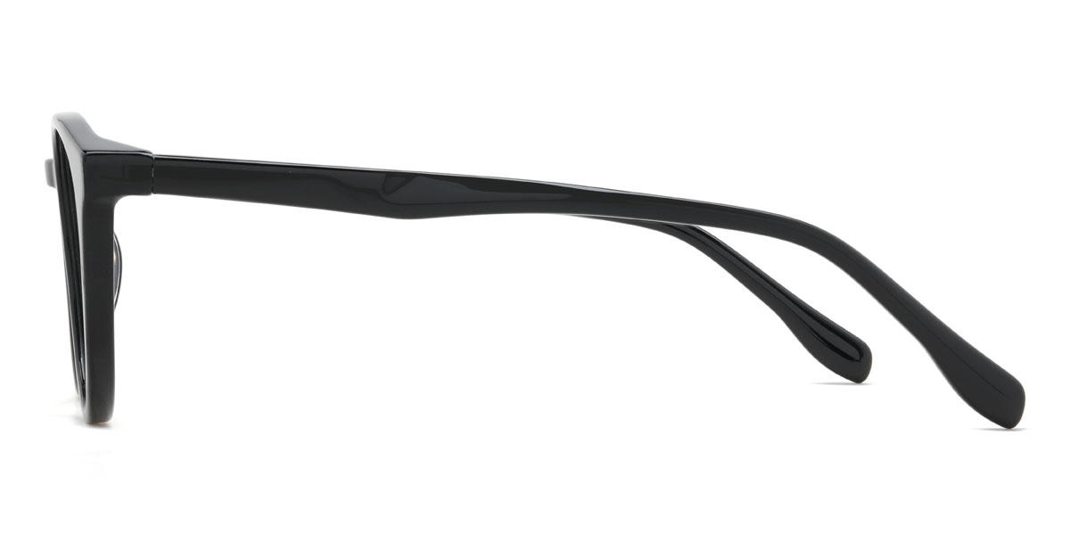 Black Eliyana Glasses - Oval Glasses
