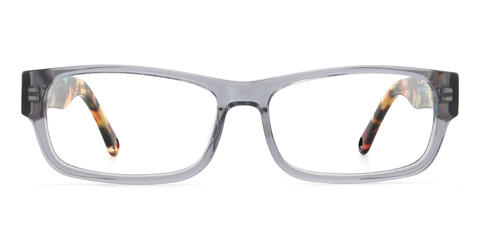 Clear Grey Bridger - Rectangle Glasses