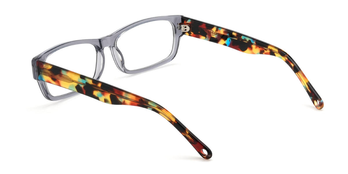 Clear Grey Bridger Glasses - Rectangle Glasses