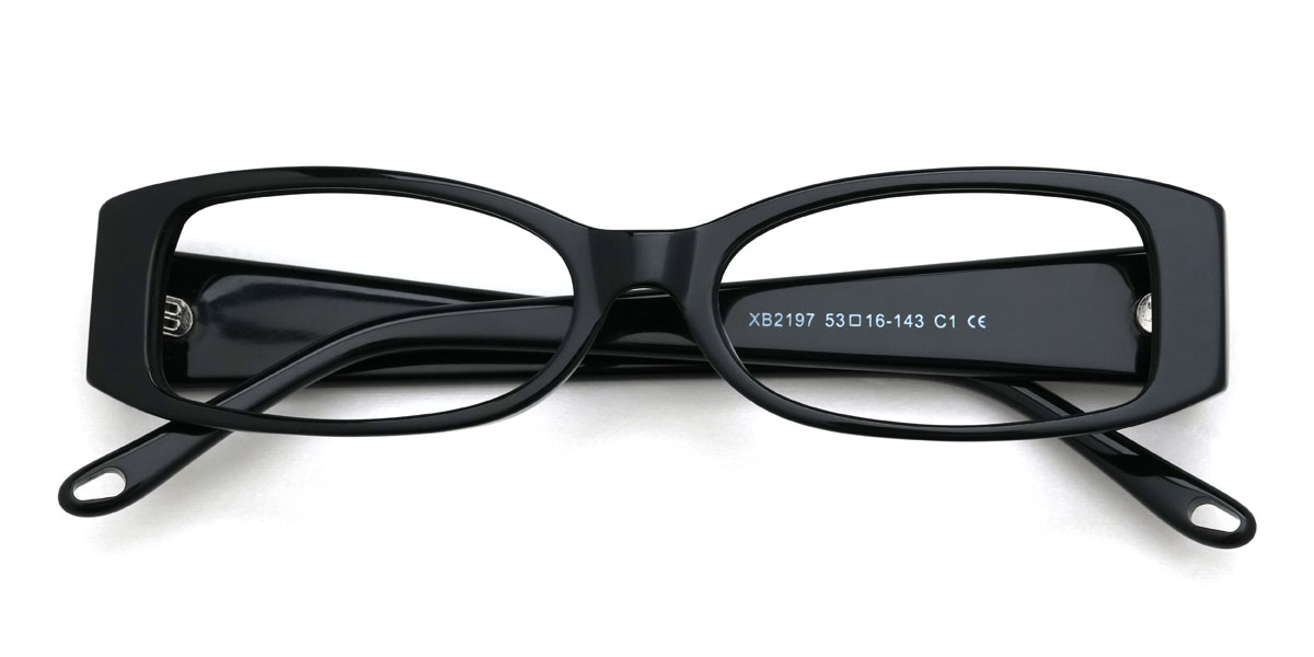 Black Major Glasses - Rectangle Glasses
