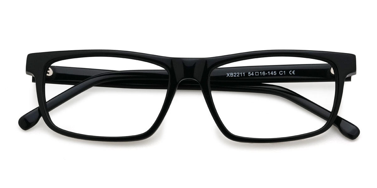 Negro Braylen Gafas - Rectangle Glasses