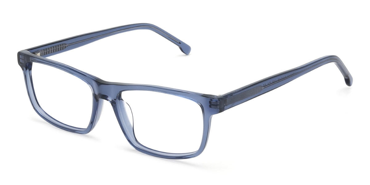 Blue Braylen Glasses - Rectangle Glasses