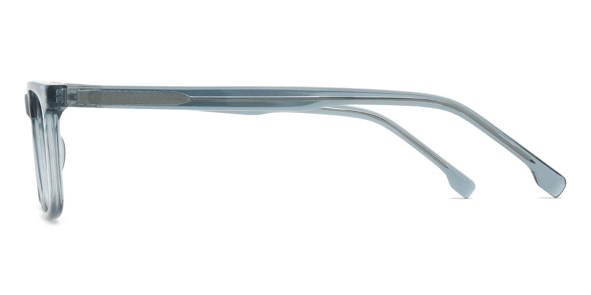 Blue Grey Winston Glasses - Rectangle Glasses