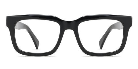 Negro Santino - Rectangle Glasses
