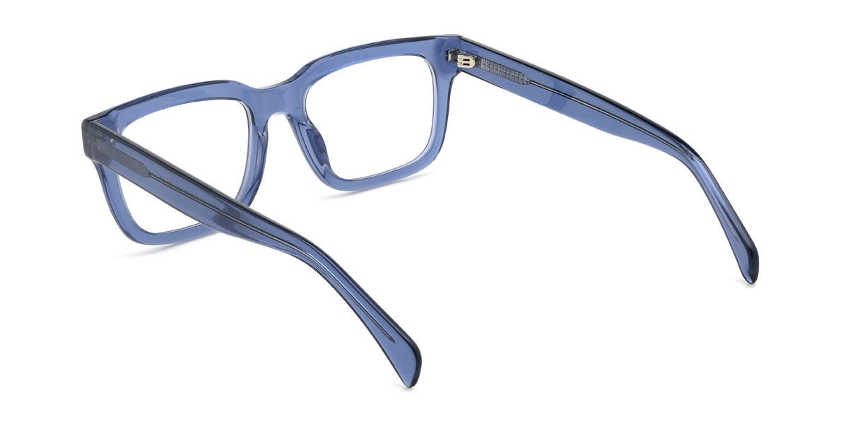 Blue Santino Glasses - Rectangle Glasses